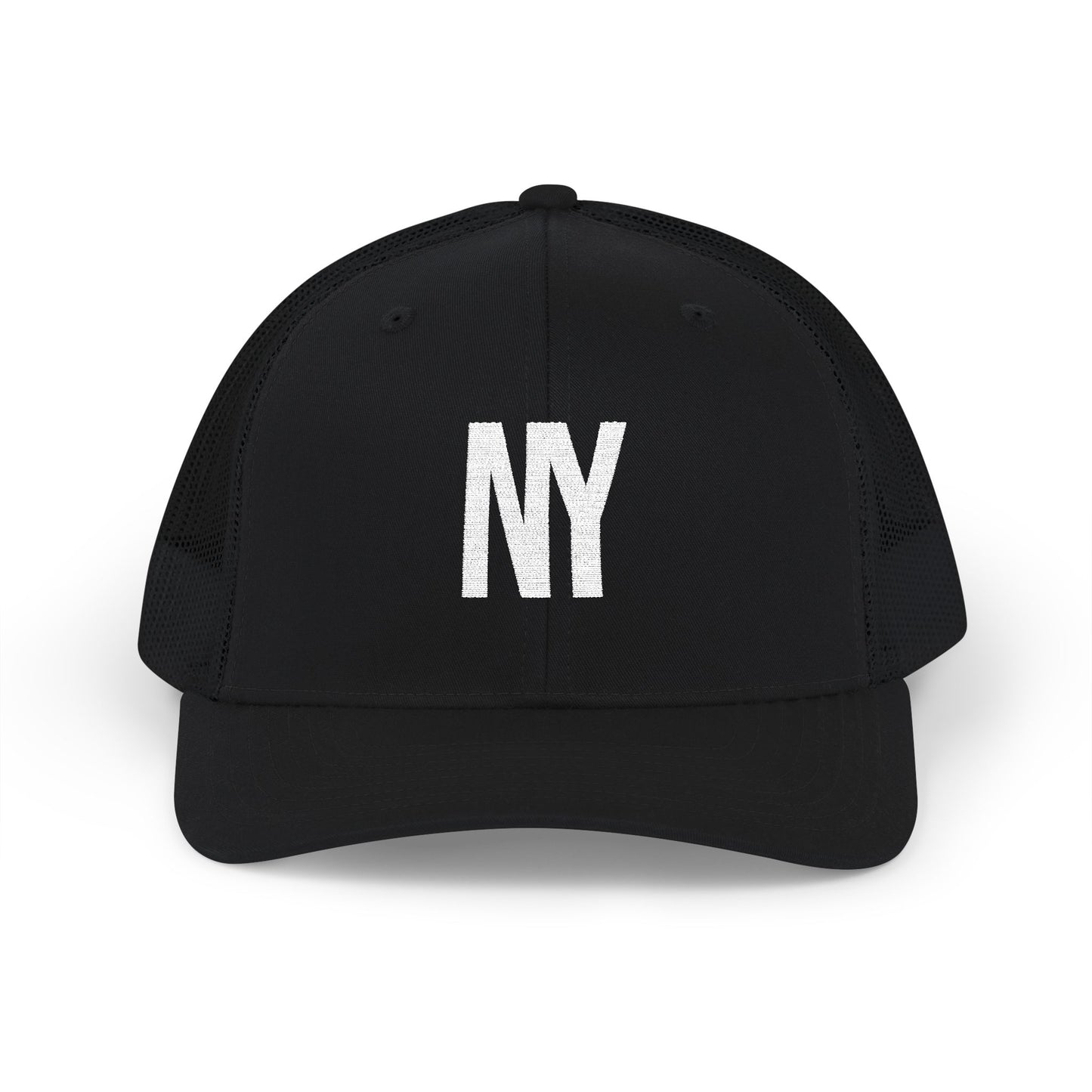 New York NY Embroidered Monogram Snapback Trucker Cap - Heritage Places Collection