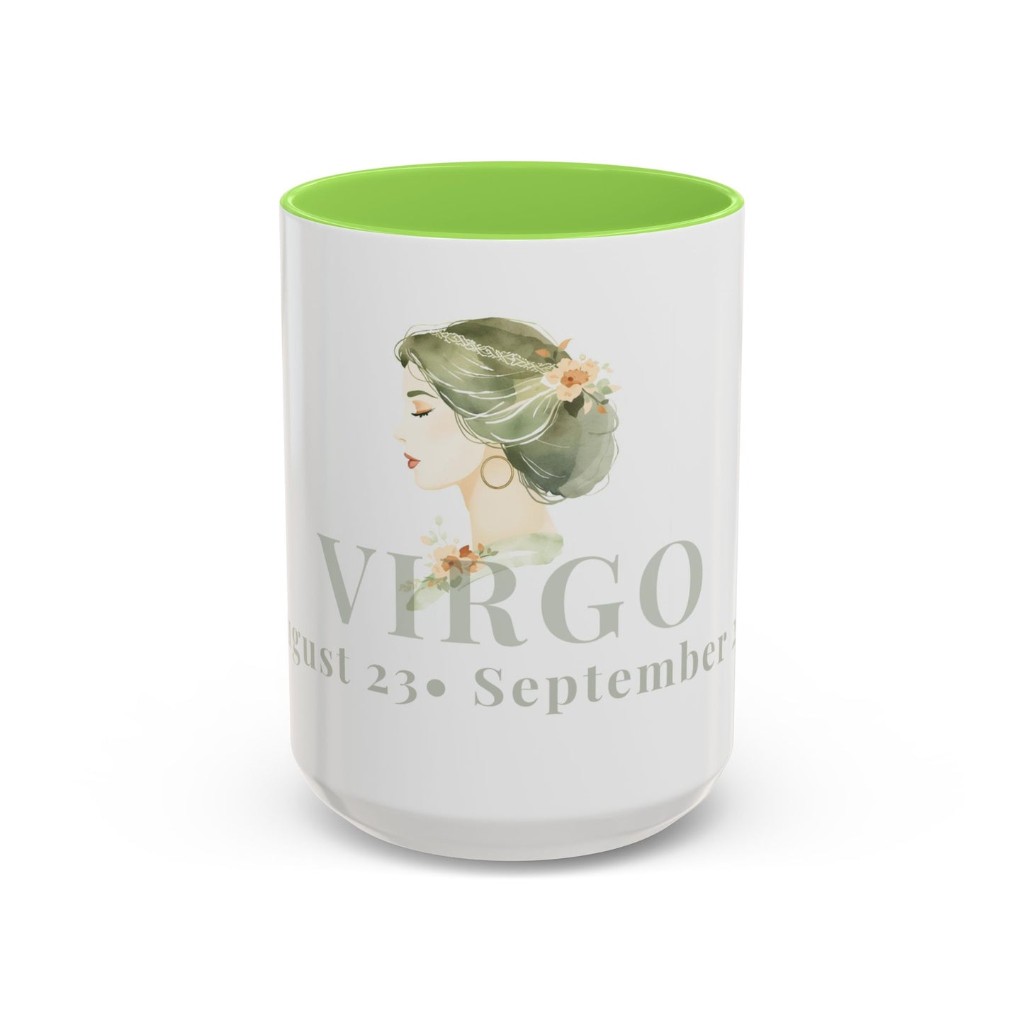 Virgo Zodiac Mug - August 23-September 22 Astrology Coffee Cup - Virgo Maiden Zodiac Sign Mug - 15 oz.