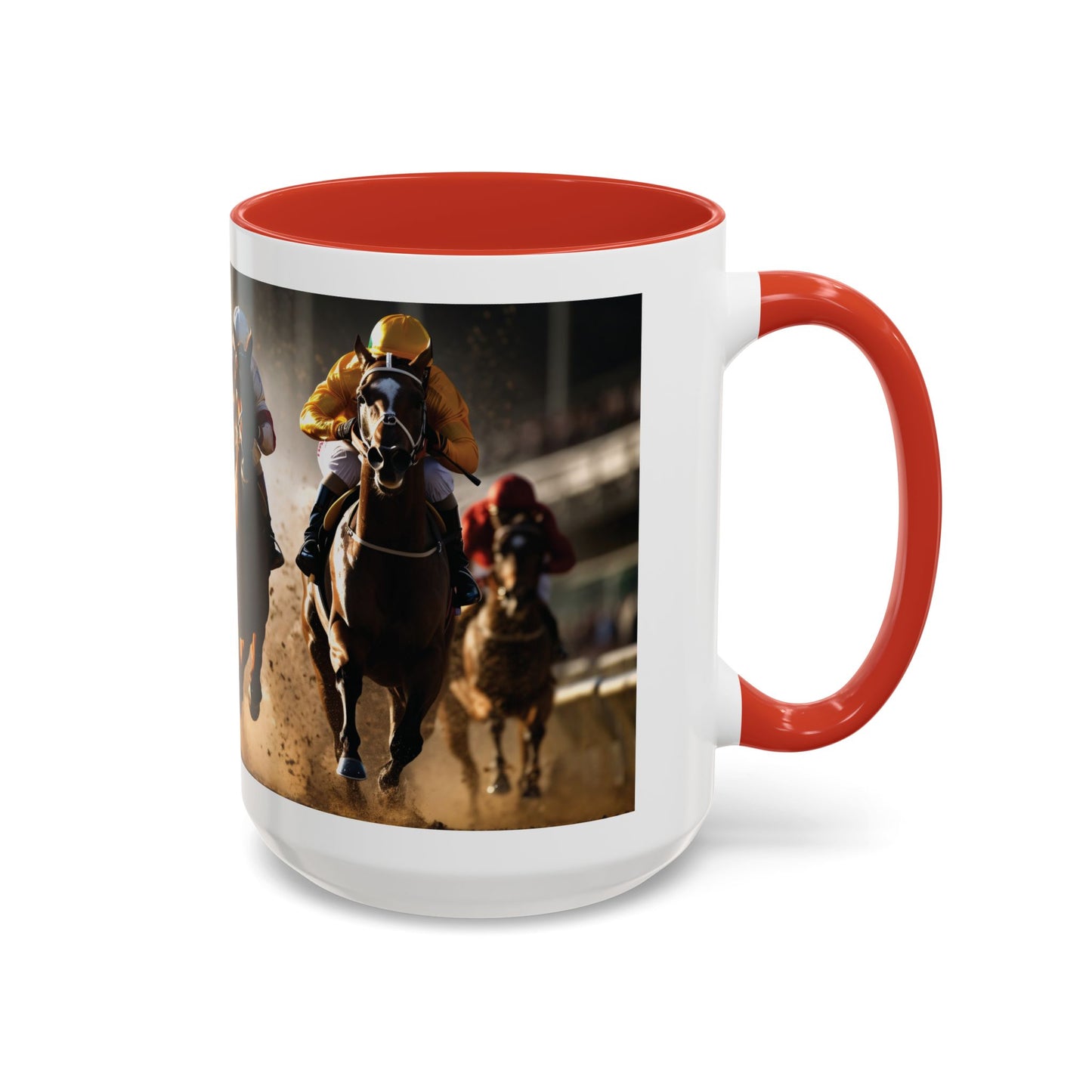 Horse-Inspired Saratoga Coffee Mug, Equestrian Town-Inspired Accent Coffee Mug, 15oz