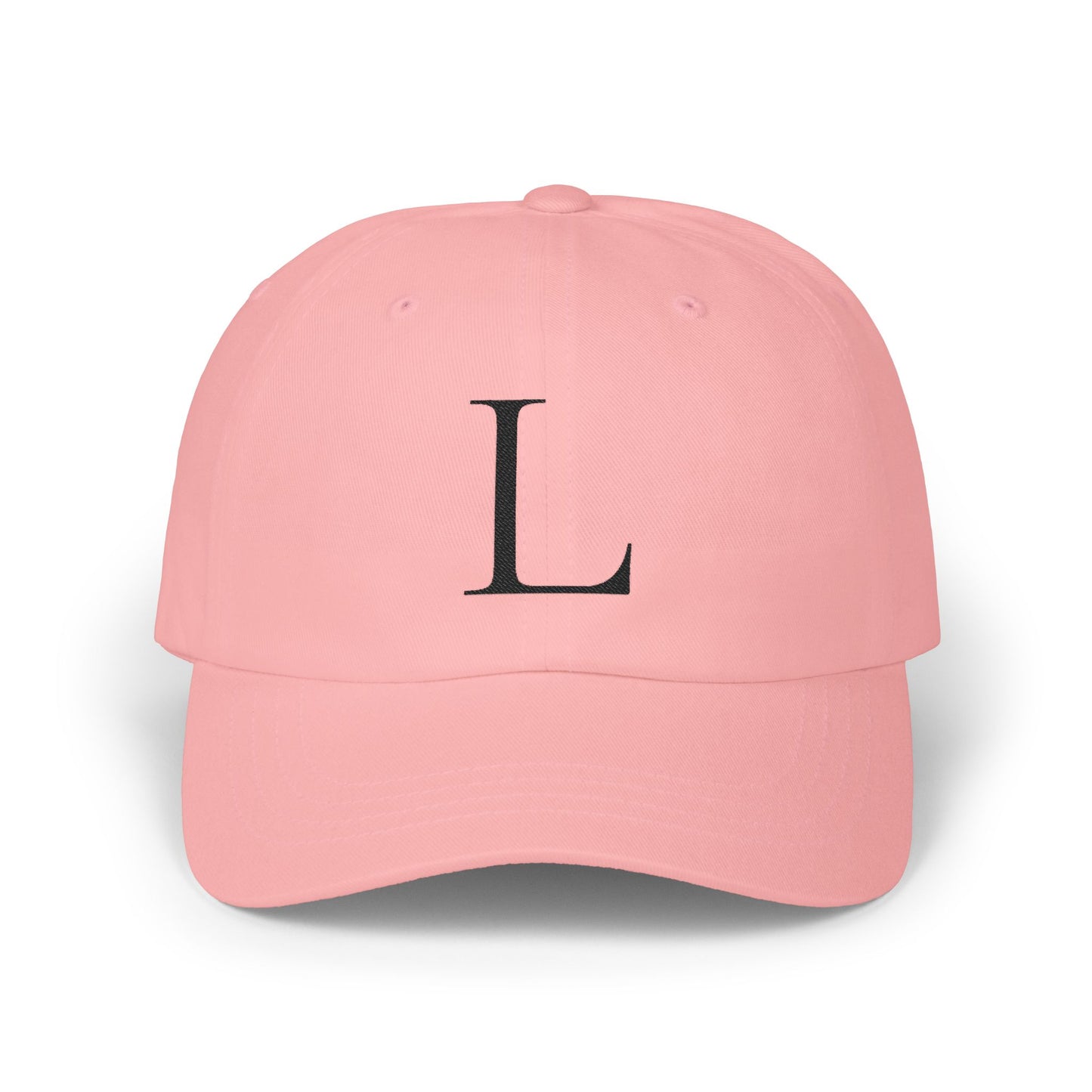 Wear My Story Embroidered Initial Hat - Letter L on the Classic Dad Cap