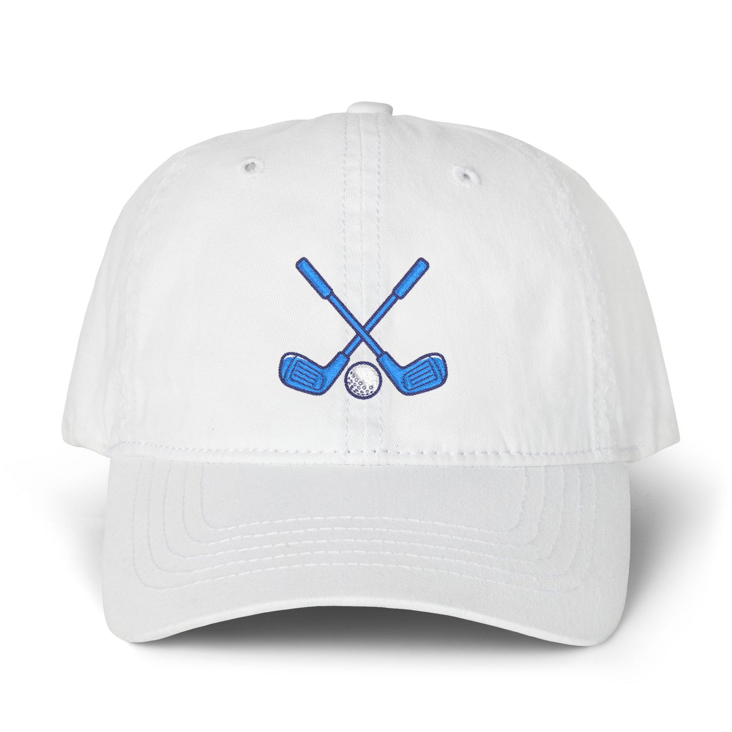 Coastal Fairway Embroidered Golf Hat – Women’s Pigment Dyed Golf Cap | Minimalist Country Club Style