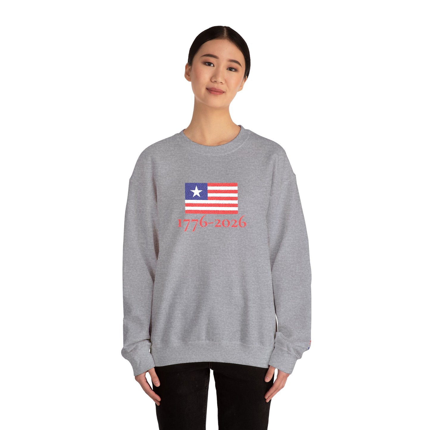 USA  1776–2026 Patriotic Crewneck Sweatshirt