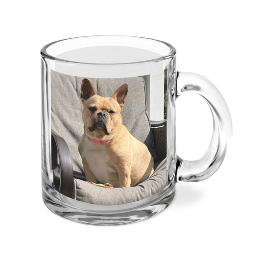 Clear Glass Mug with Handle, 10oz