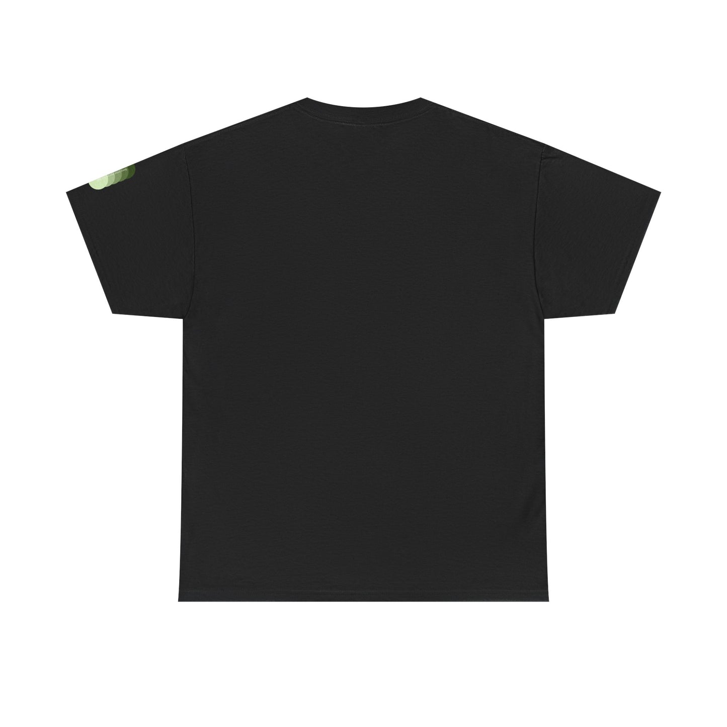 Sea Glass Drift Unisex Heavy Cotton Tee – Abstract Coastal Wave Graphic Shirt | Minimalist Sage Green Aesthetic Tee