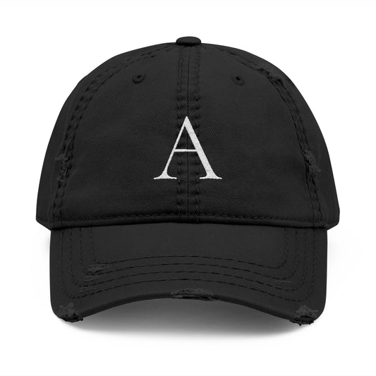 Custom Initial Embroidered Hat/Personalized Monogram Dad Cap (A-Z)