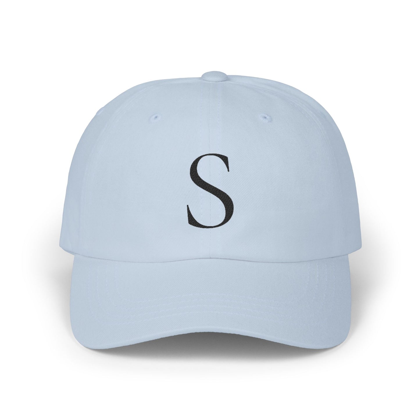 Wear My Story Embroidered Initial Hat - Letter S on the Classic Dad Cap