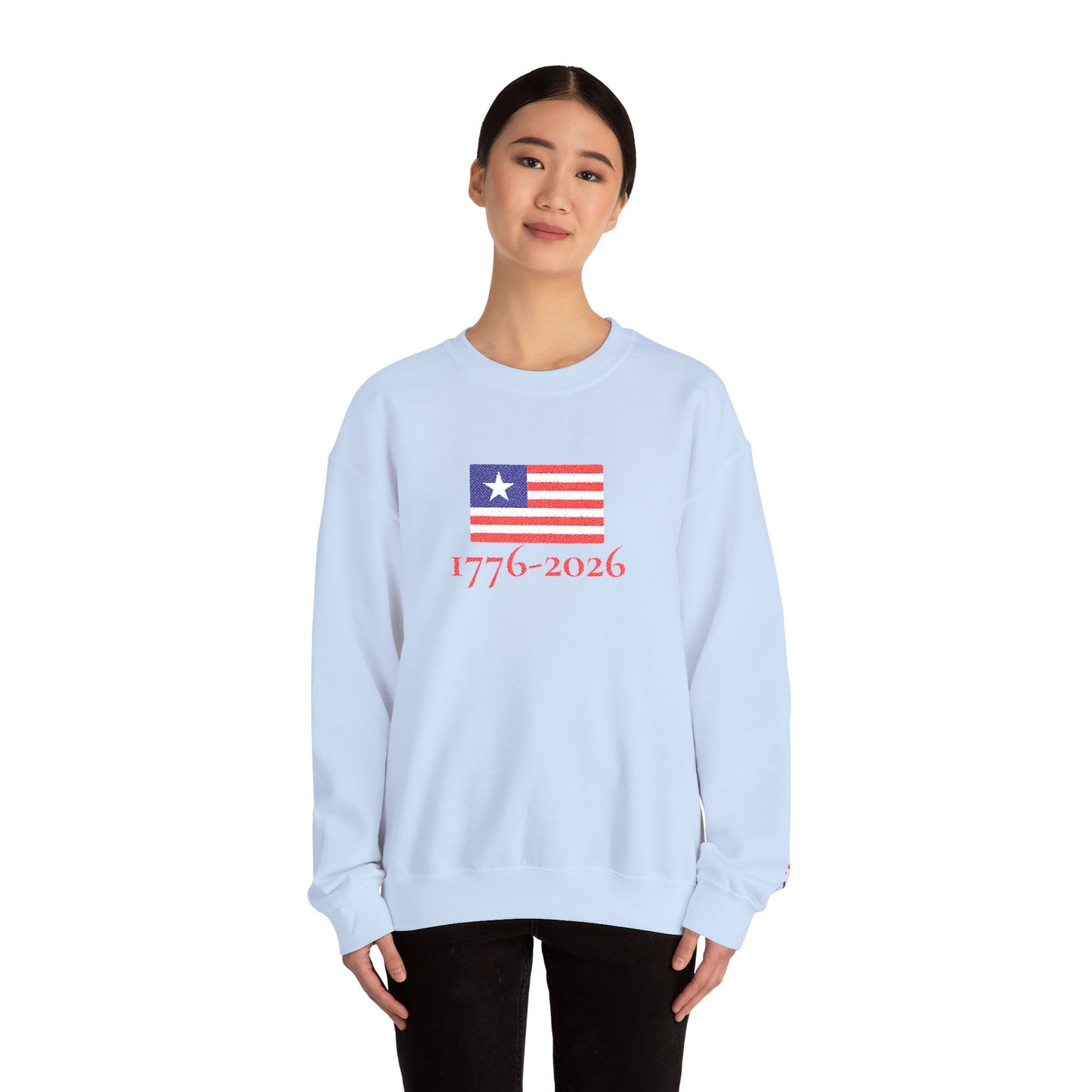 USA  1776–2026 Patriotic Crewneck Sweatshirt