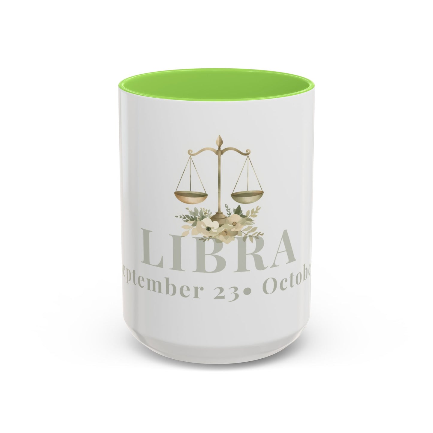 Libra Zodiac Mug - September 23 - October 22 Astrology Coffee Cup - Scales Zodiac Sign Mug - 15 oz.
