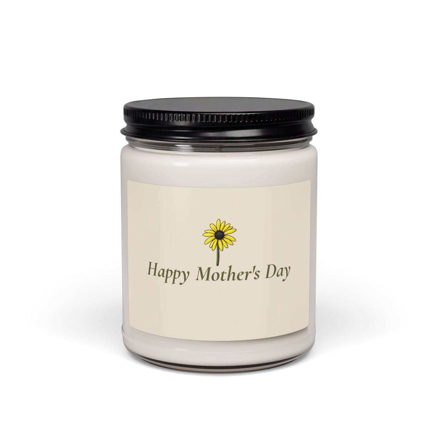 Happy Mother’s Day Black -Eyed Susan Candle - Floral Design 9 oz soy candle - 8 different scents