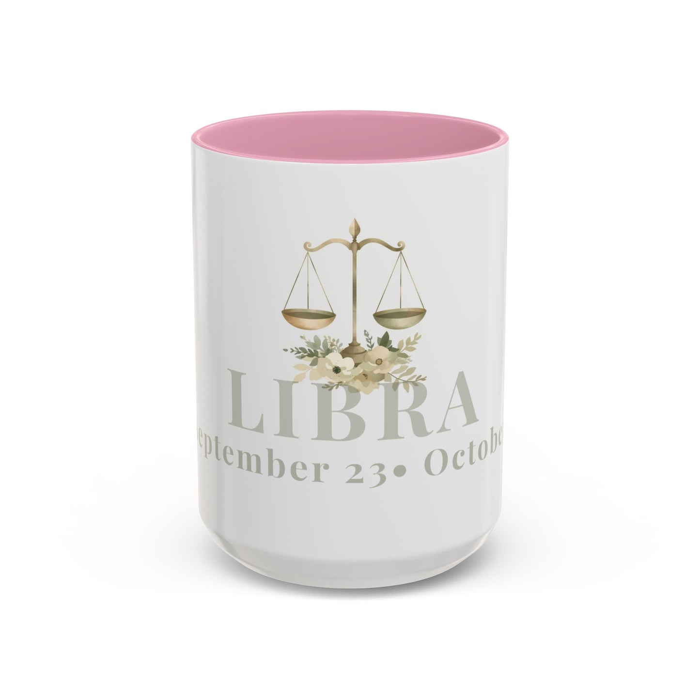 Libra Zodiac Mug - September 23 - October 22 Astrology Coffee Cup - Scales Zodiac Sign Mug - 15 oz.