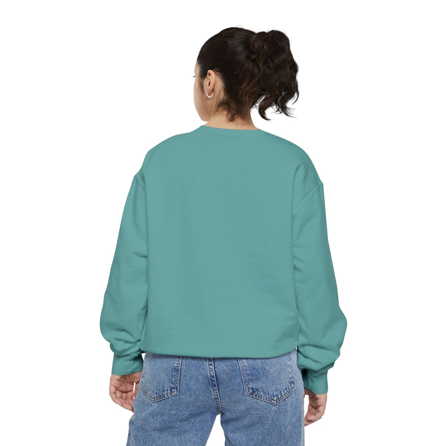 Look Up Sweatshirt- Minimal Sun Crewneck