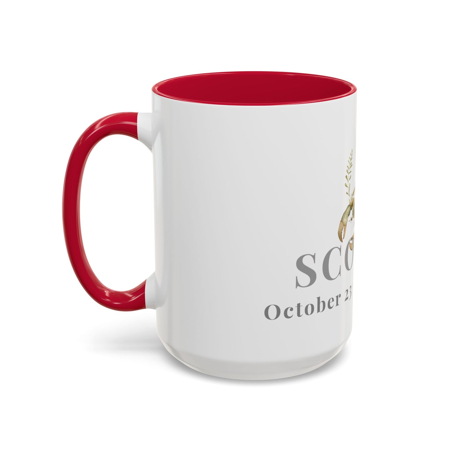 Scorpio Zodiac Mug - October 23 - November 21 Astrology Coffee Cup - Scorpion Zodiac Sign Mug - 15 oz.