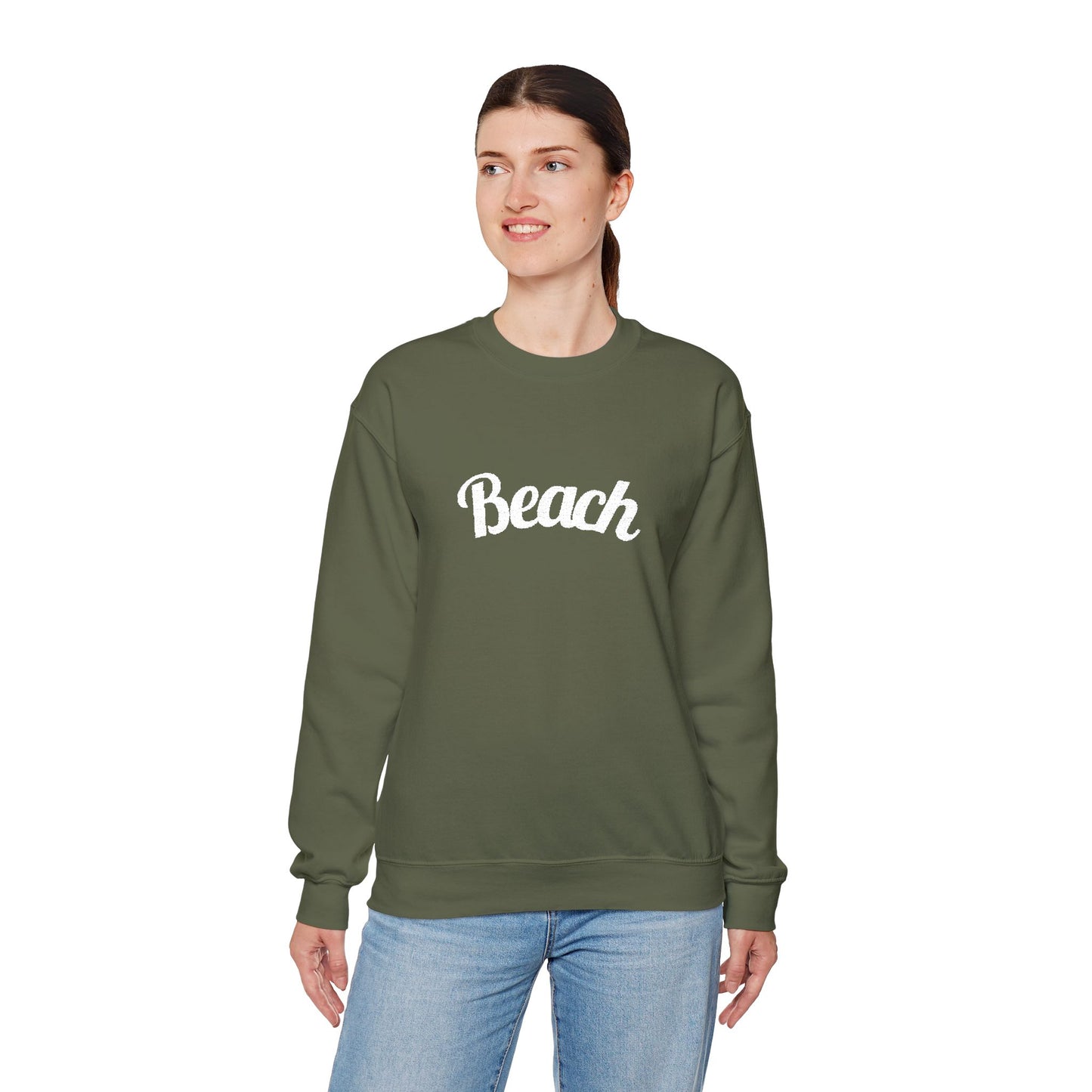 Beach Cozy Crewneck Sweatshirt