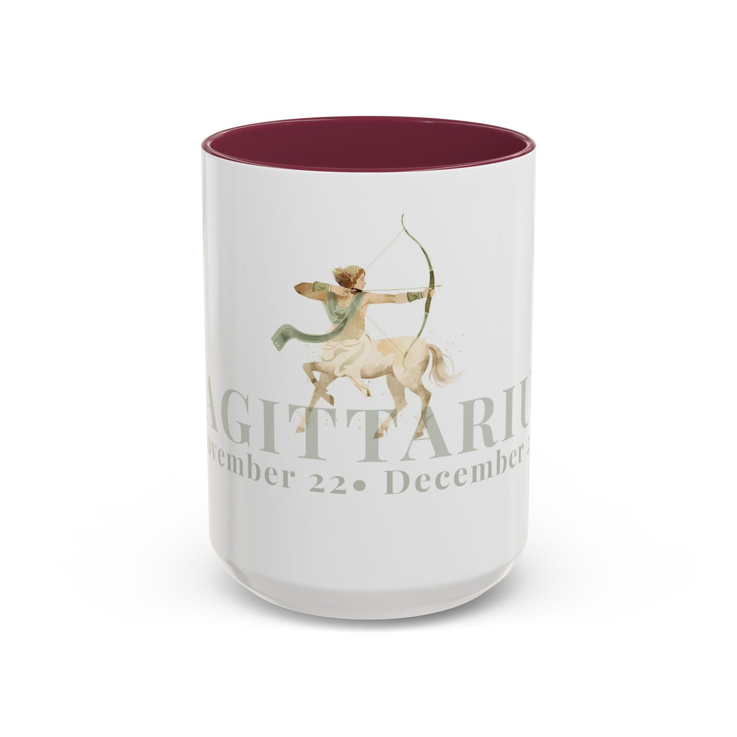 Sagittarius Zodiac Mug - November 22 - December  21 Astrology Coffee Cup - The Archer Zodiac Sign Mug - 15 oz.
