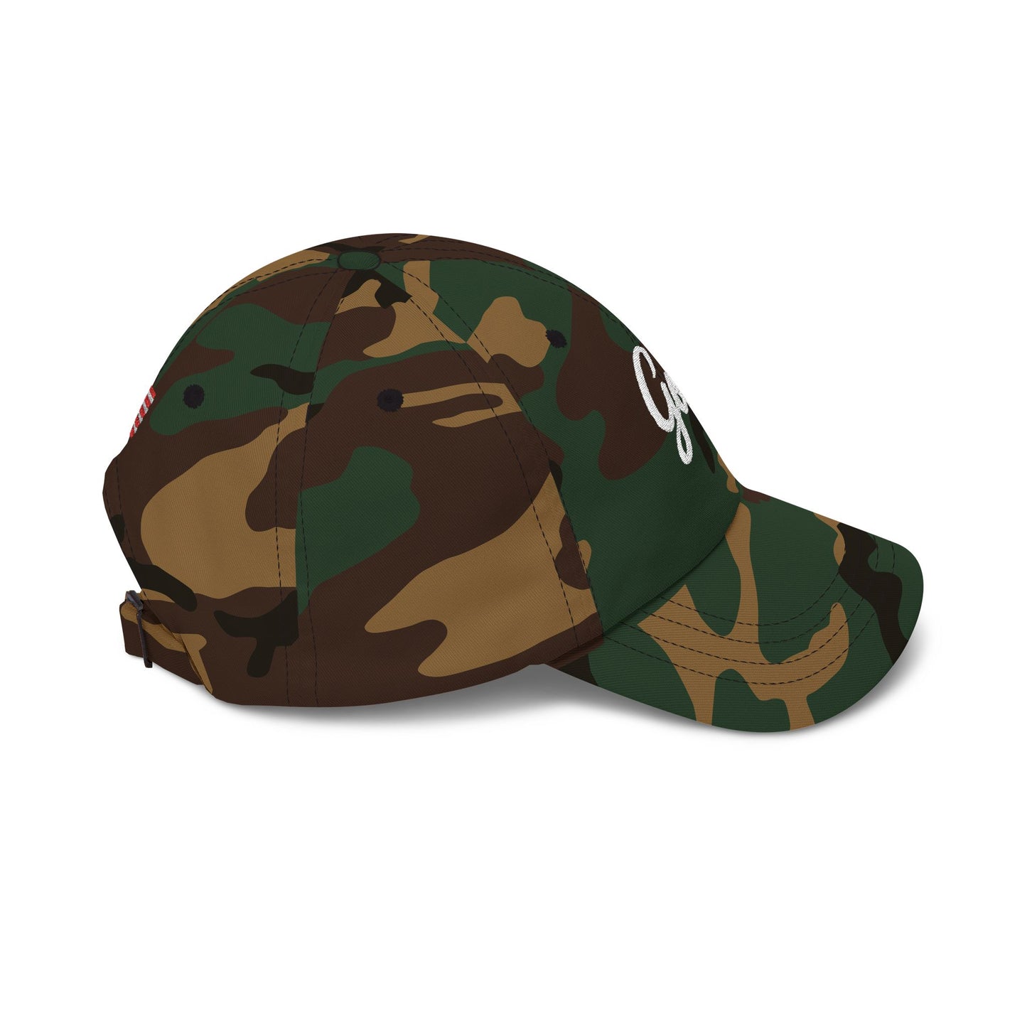 Classic Embroidered Golf Dad Cap | Minimal Script Golf Hat with Back Accent