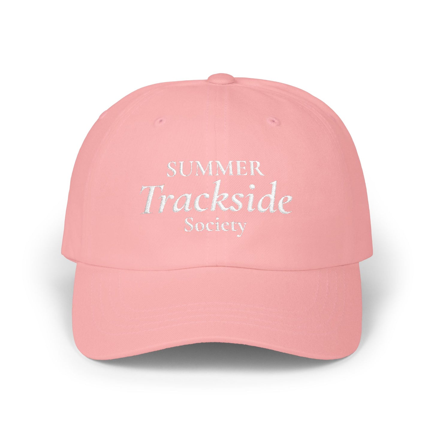 Trackside Society Classic Dad Cap — "Summer Trackside Society" Embroidered Baseball Hat