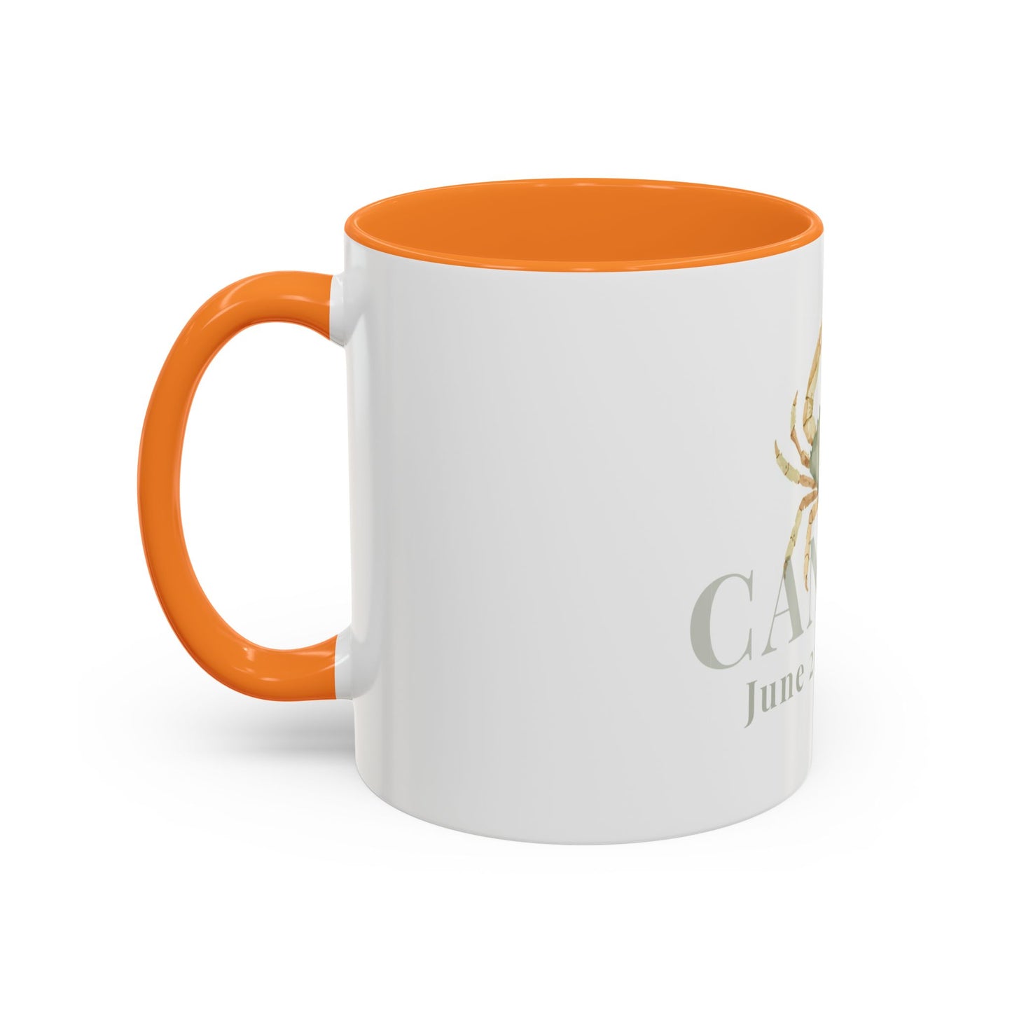 Cancer Zodiac Mug - June 21- July 22 Astrology Coffee Cup - Crab Zodiac Sign Mug - 15 oz.