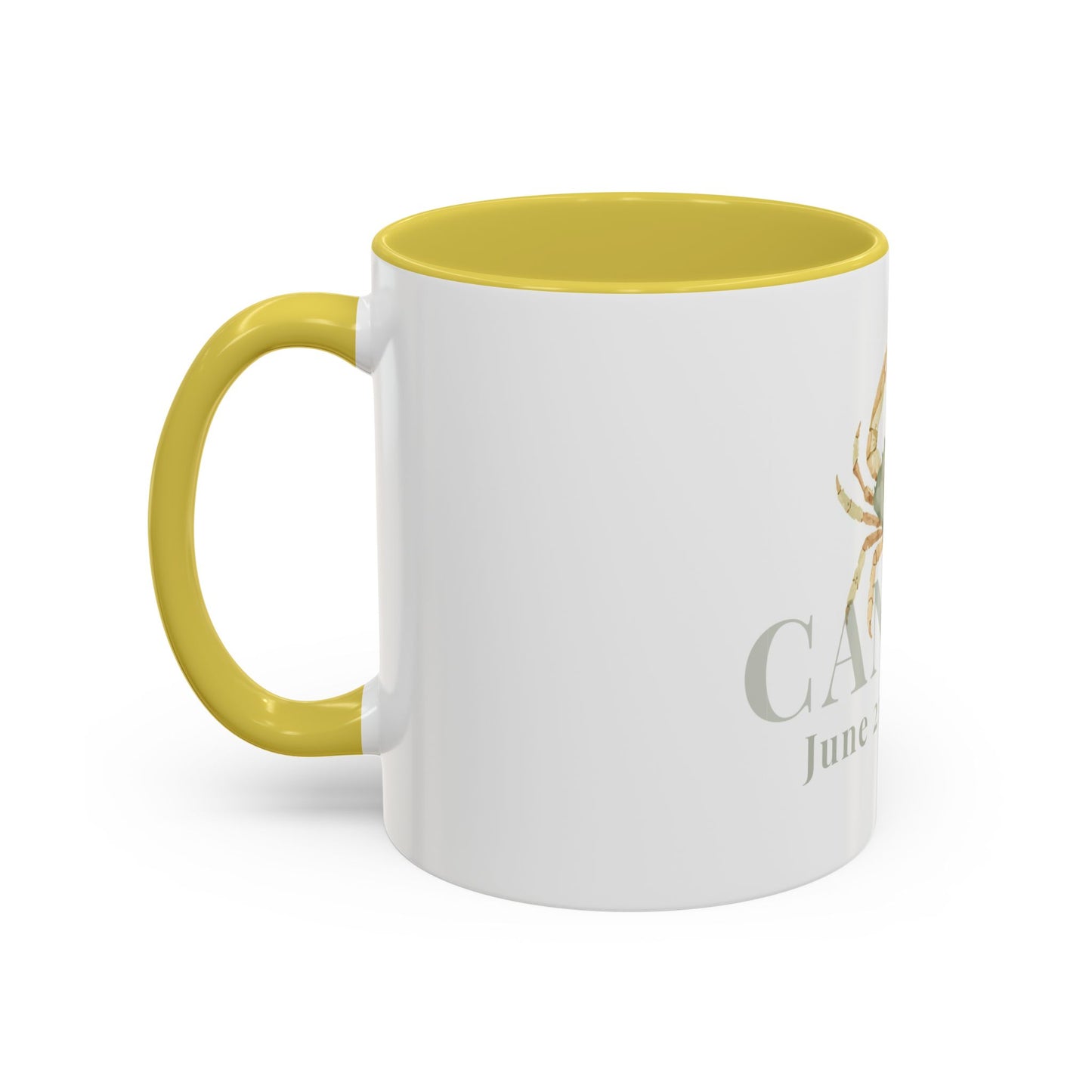 Cancer Zodiac Mug - June 21- July 22 Astrology Coffee Cup - Crab Zodiac Sign Mug - 15 oz.