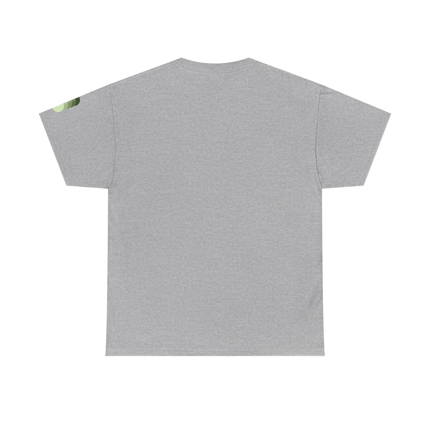 Sea Glass Drift Unisex Heavy Cotton Tee – Abstract Coastal Wave Graphic Shirt | Minimalist Sage Green Aesthetic Tee