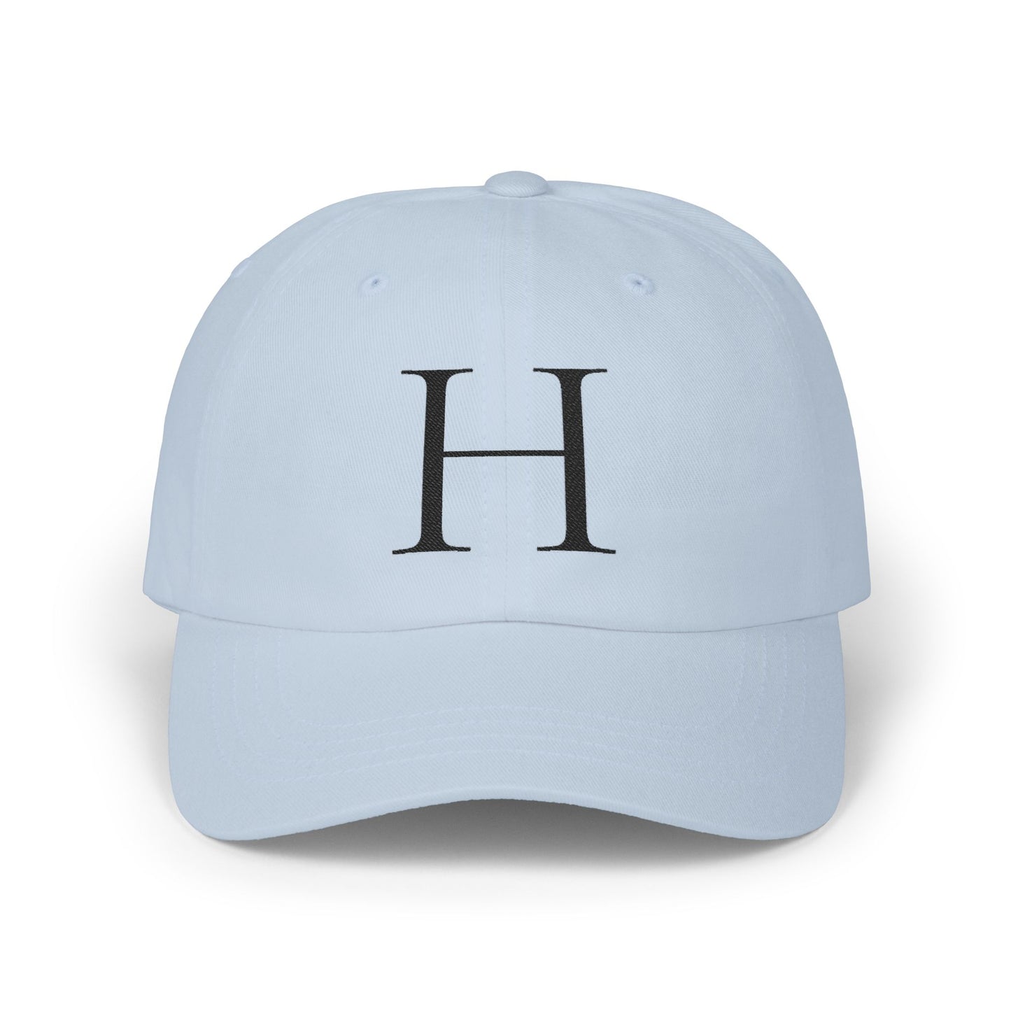 Wear My Story Embroidered Initial Hat - Letter H on the Classic Dad Cap
