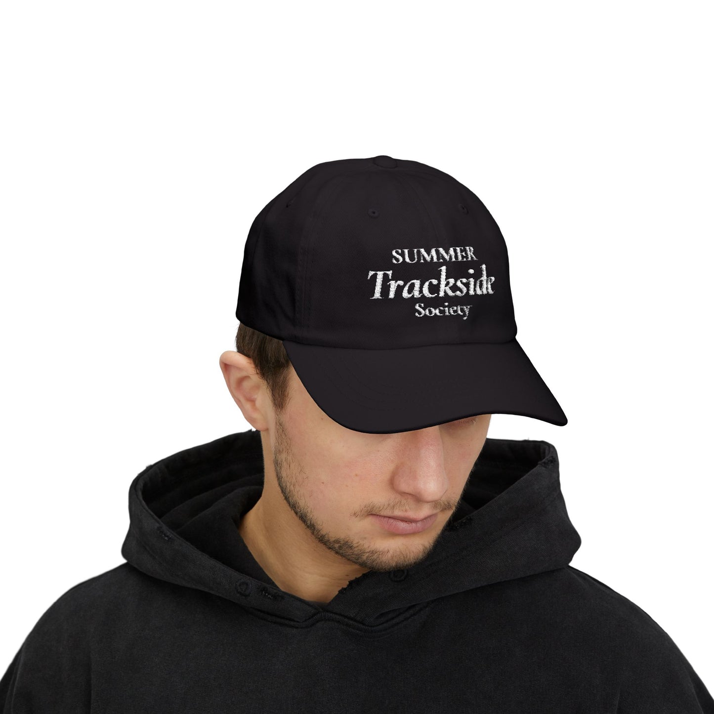 Trackside Society Classic Dad Cap — "Summer Trackside Society" Embroidered Baseball Hat