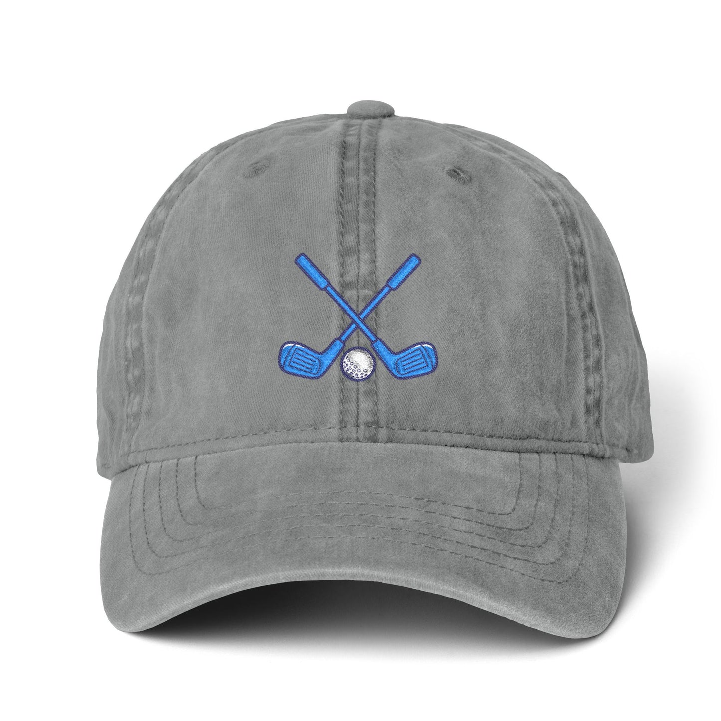 Coastal Fairway Embroidered Golf Hat – Women’s Pigment Dyed Golf Cap | Minimalist Country Club Style