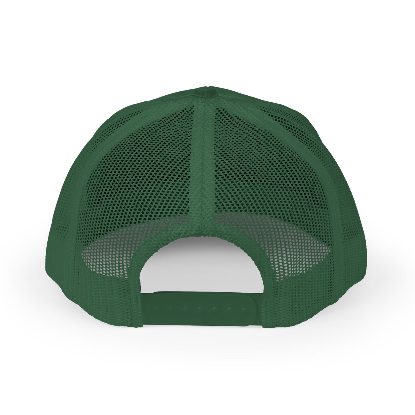 Vintage Golf Trucker Cap – Embroidered Golf Ball Flag Hat – Heritage Style Golf Hat