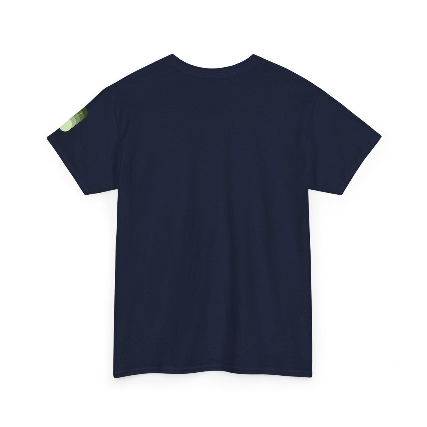 Sea Glass Drift Unisex Heavy Cotton Tee – Abstract Coastal Wave Graphic Shirt | Minimalist Sage Green Aesthetic Tee