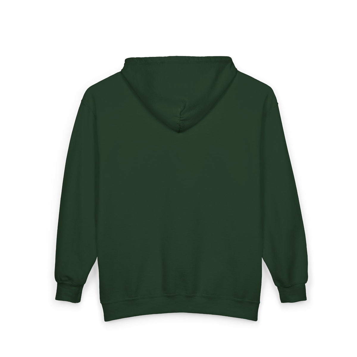 Minimal Wave Zip Hoodie — Subtle Coastal Graphic Full-Zip Sweatshirt