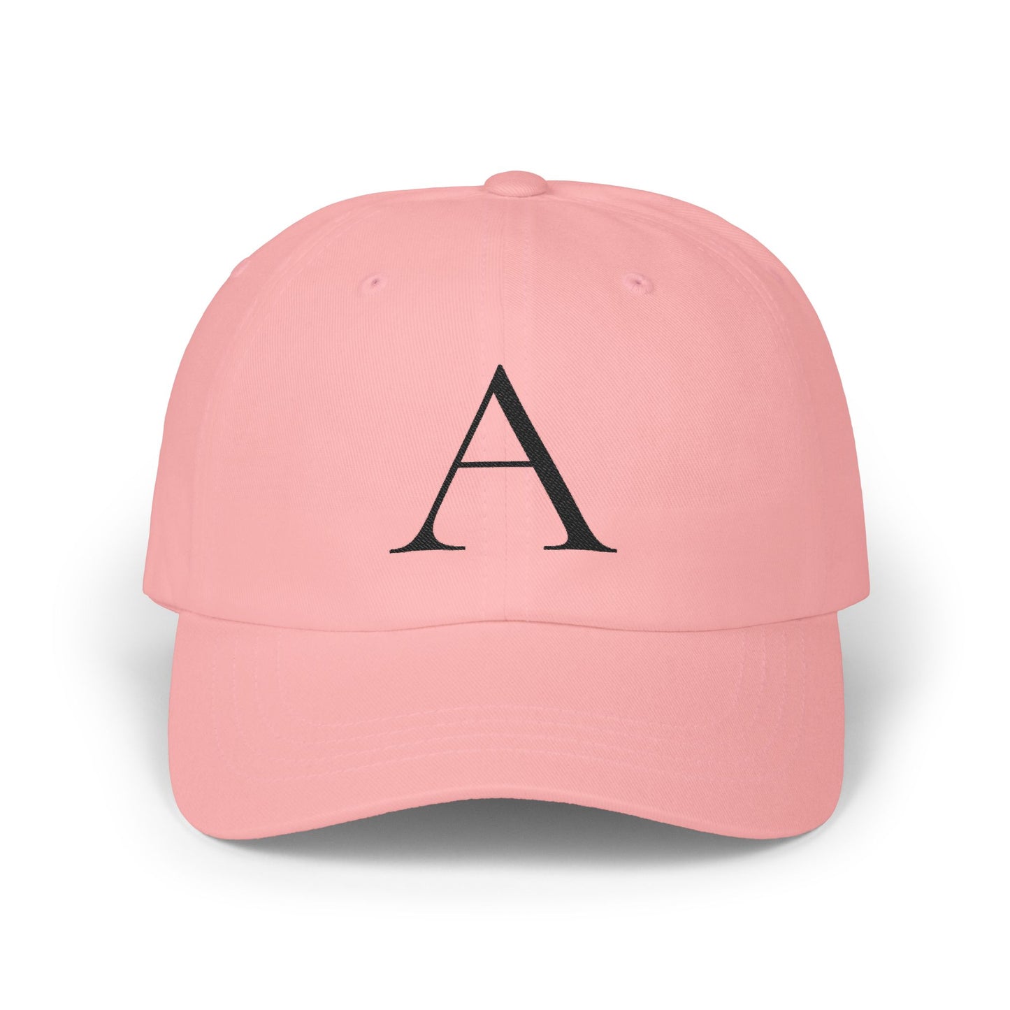 Wear My Story Embroidered Initial Hat - Letter A on the Classic Dad Cap