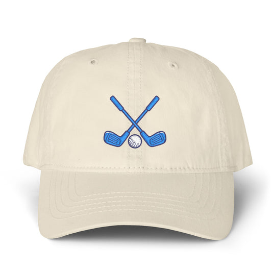 Coastal Fairway Embroidered Golf Hat – Women’s Pigment Dyed Golf Cap | Minimalist Country Club Style