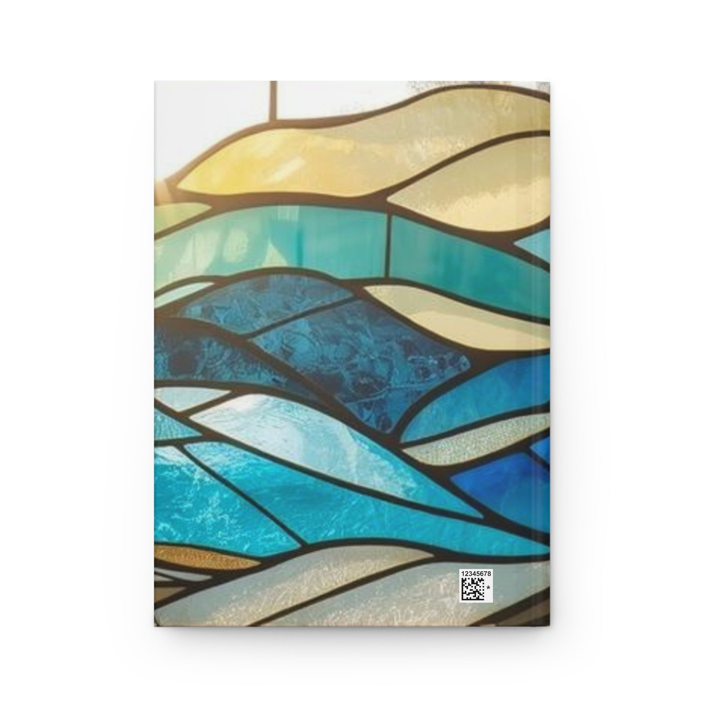 Sea Glass Waves Hardcover Journal