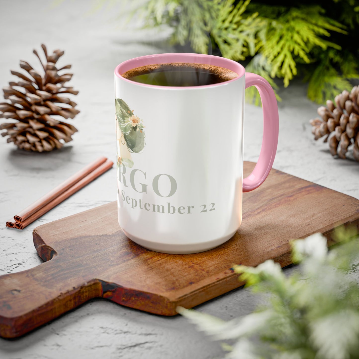 Virgo Zodiac Mug - August 23-September 22 Astrology Coffee Cup - Virgo Maiden Zodiac Sign Mug - 15 oz.