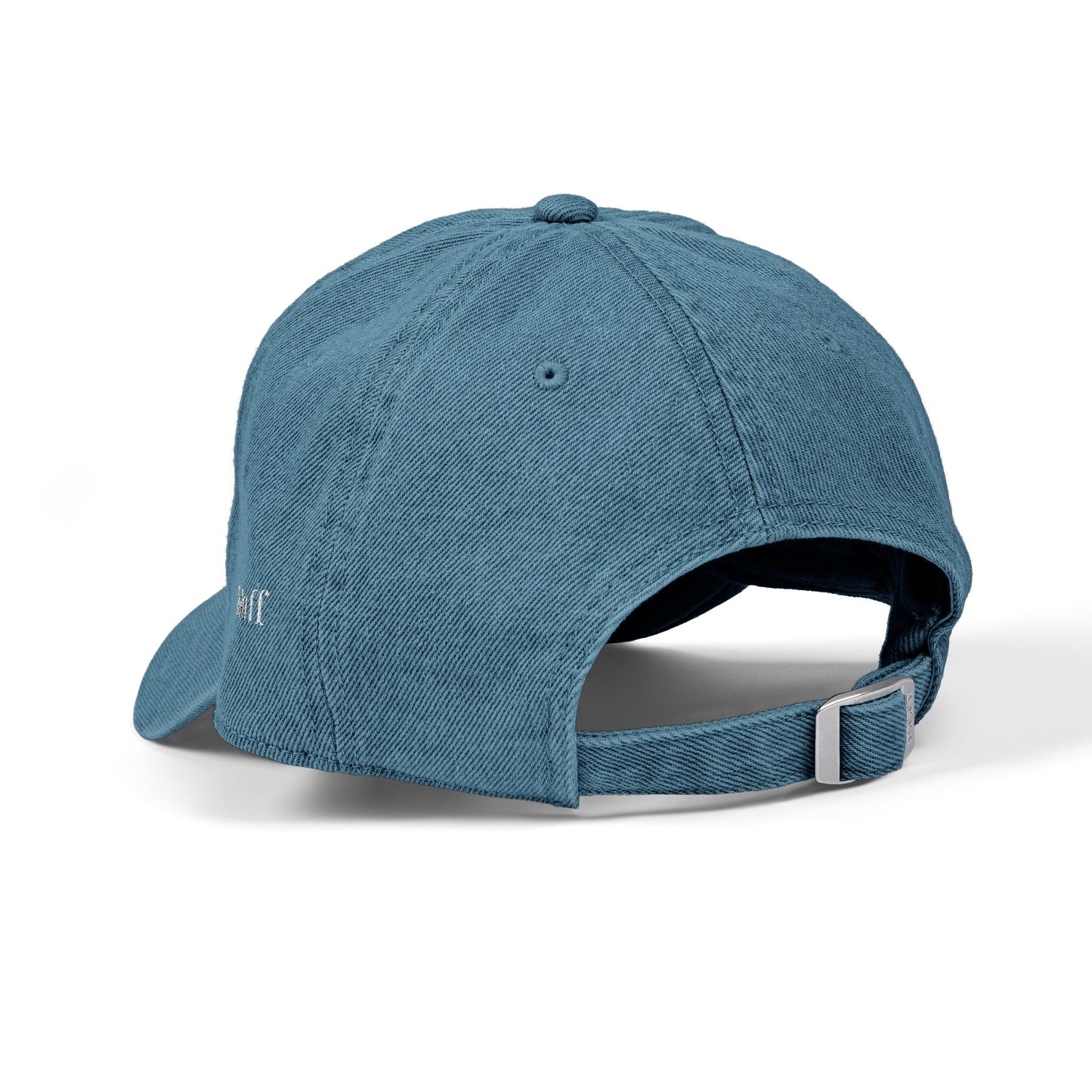 Personalized Minimal Daisy Embroidered Denim Hat for Everyday Wear