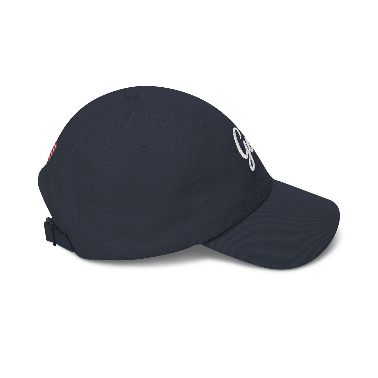 Classic Embroidered Golf Dad Cap | Minimal Script Golf Hat with Back Accent