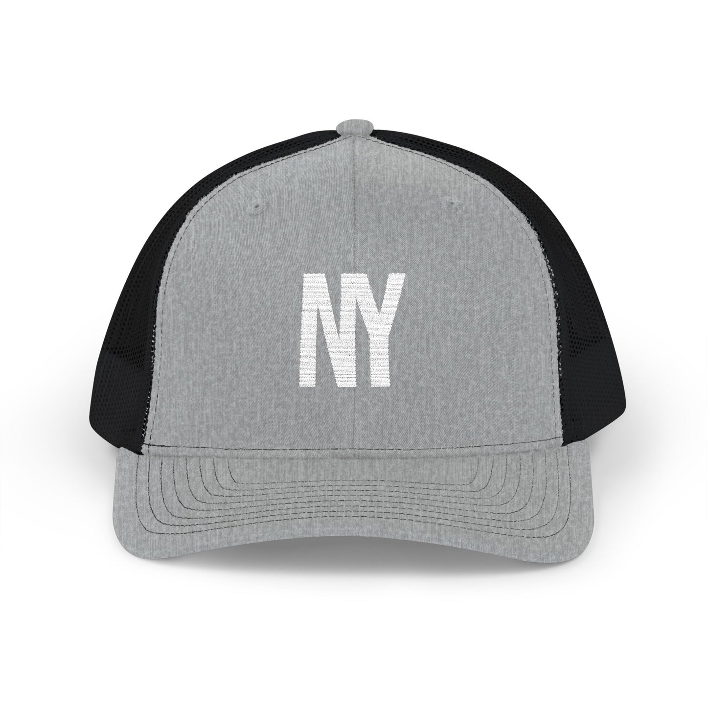 New York NY Embroidered Monogram Snapback Trucker Cap - Heritage Places Collection