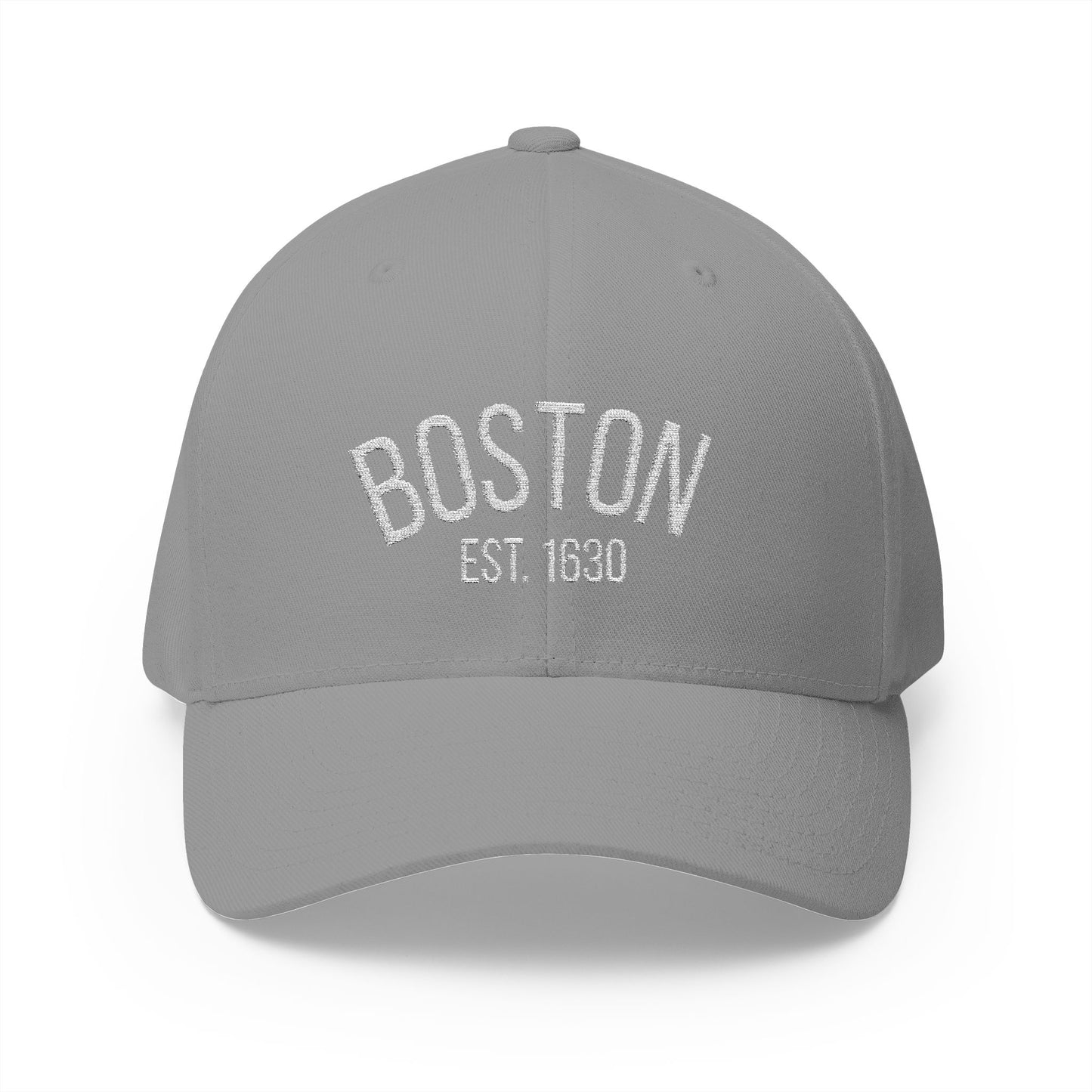 Boston Embroidered Closed-Back Cap, Stylish Baseball Hat, Gift for Sports Fans, Summer Accessory, Casual Outfit
