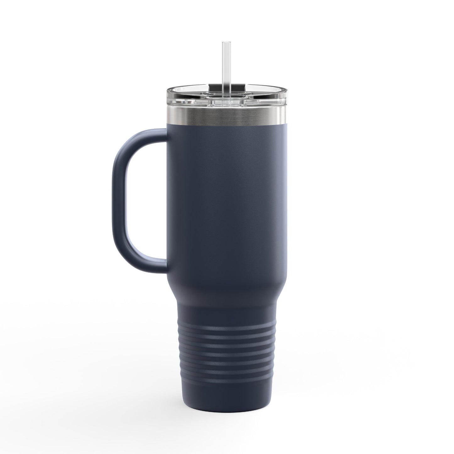 Daisy Days 40 oz Insulated Travel Mug | Floral Tumbler with Handle