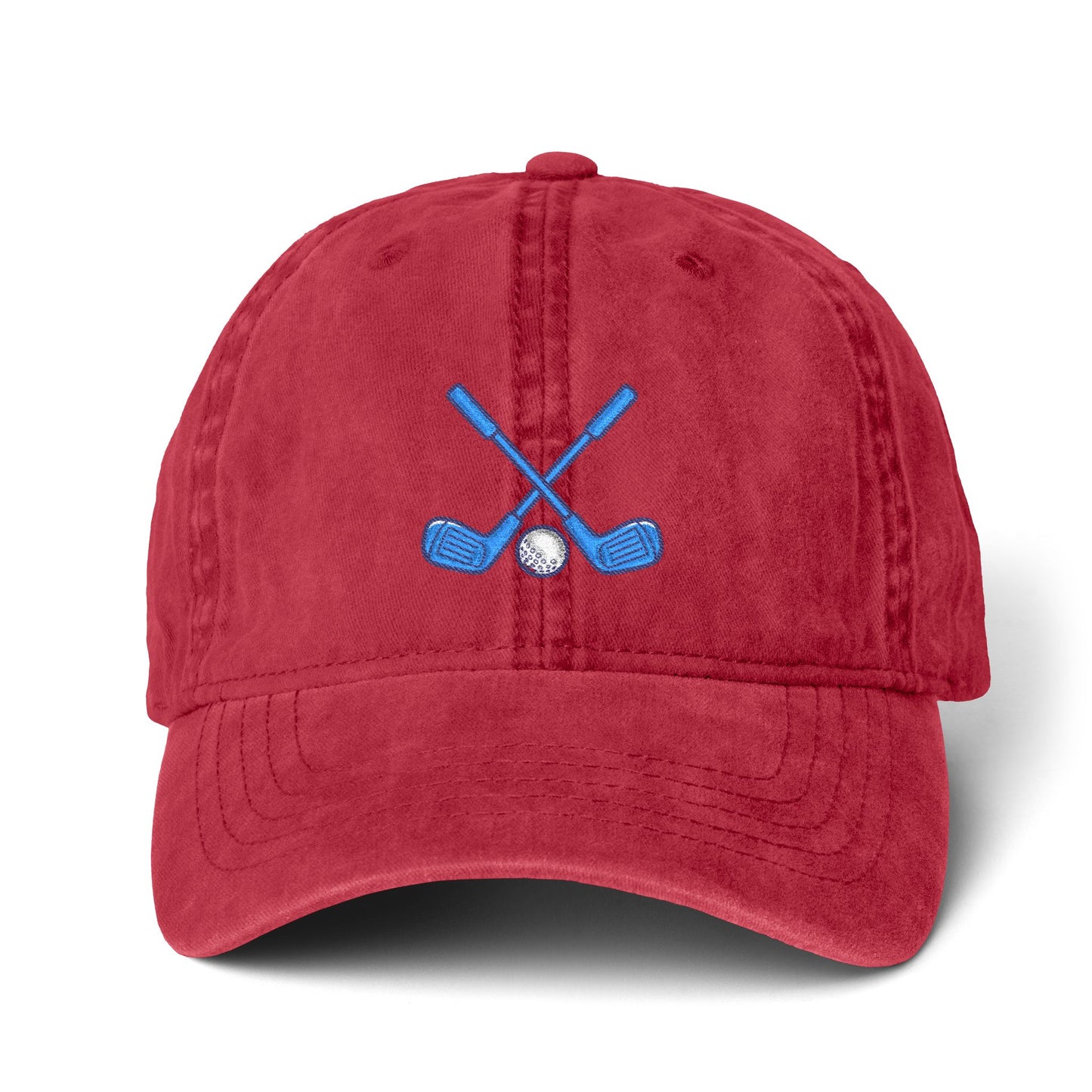 Coastal Fairway Embroidered Golf Hat – Women’s Pigment Dyed Golf Cap | Minimalist Country Club Style