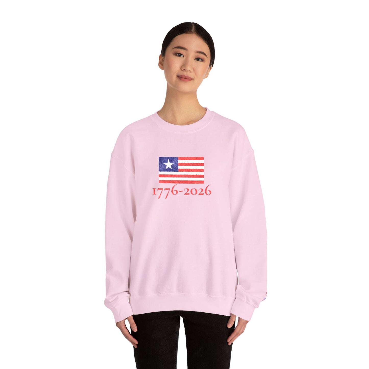 USA  1776–2026 Patriotic Crewneck Sweatshirt
