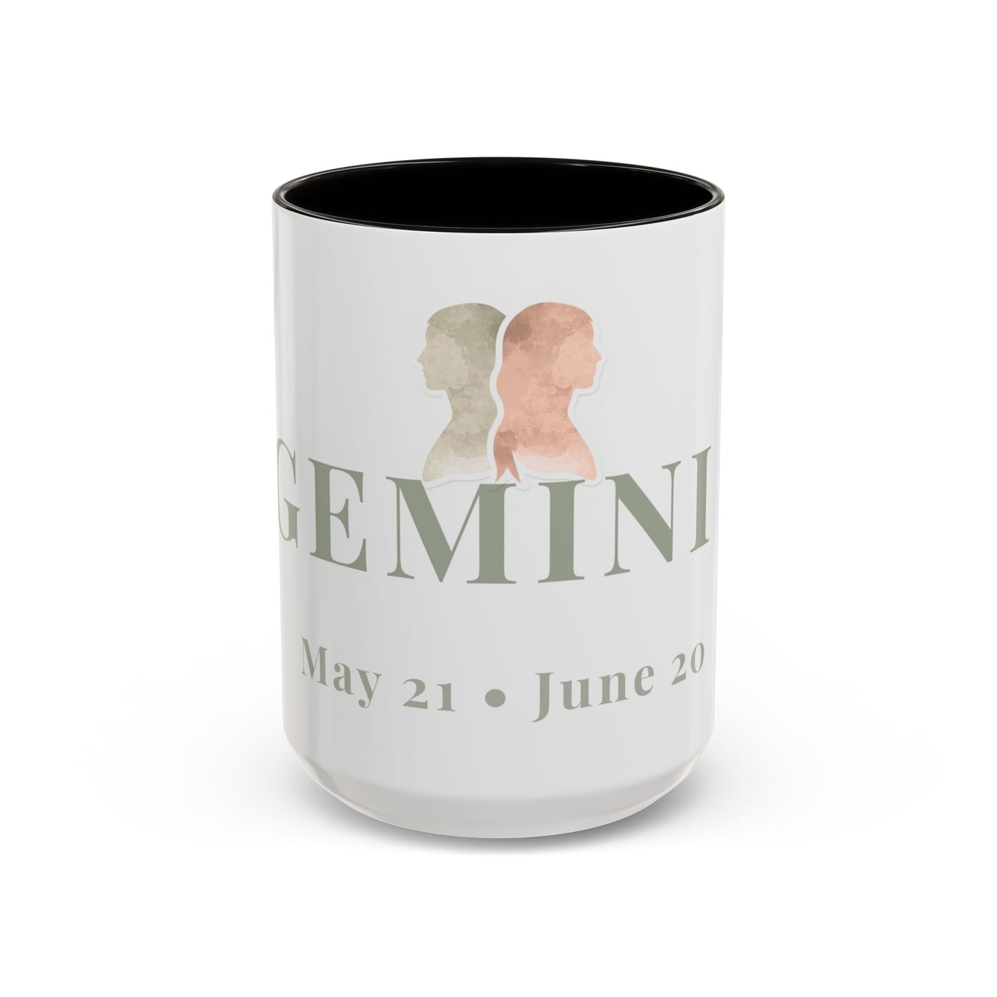 Gemini Zodiac Mug - May 21 - June 20 Astrology Coffee Cup - Twins Zodiac Sign Mug - 15 oz.