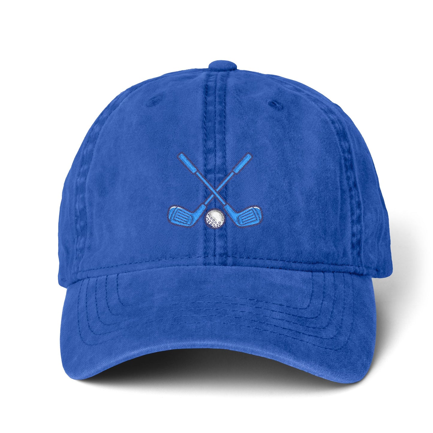 Coastal Fairway Embroidered Golf Hat – Women’s Pigment Dyed Golf Cap | Minimalist Country Club Style