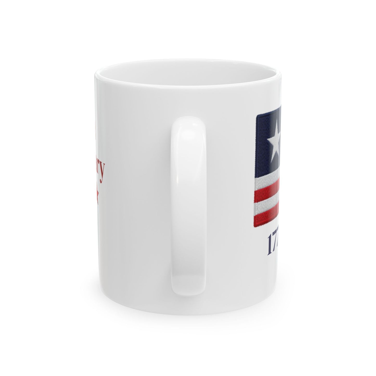 250th Anniversary USA Flag Ceramic Mug - Patriotic 1776–2026 Commemorative Coffee Cup (11oz/15oz)