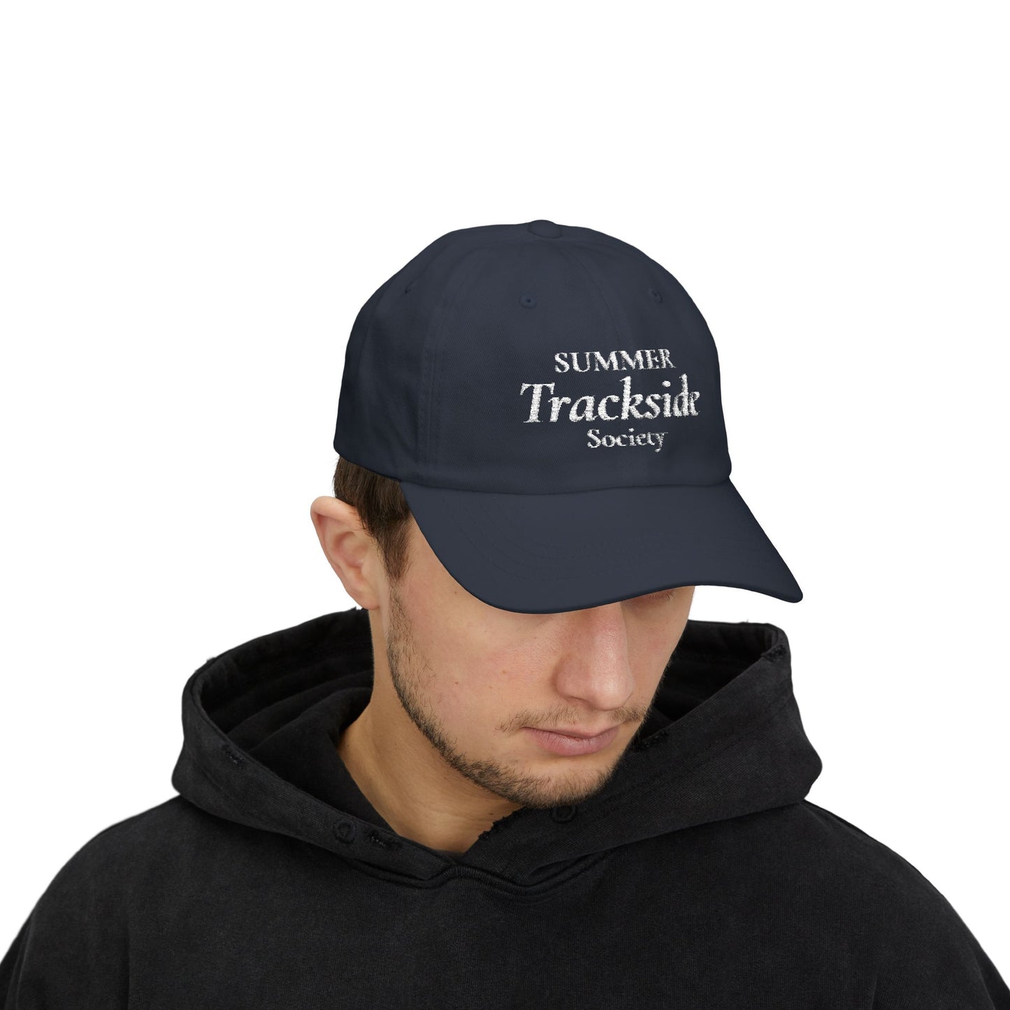 Trackside Society Classic Dad Cap — "Summer Trackside Society" Embroidered Baseball Hat