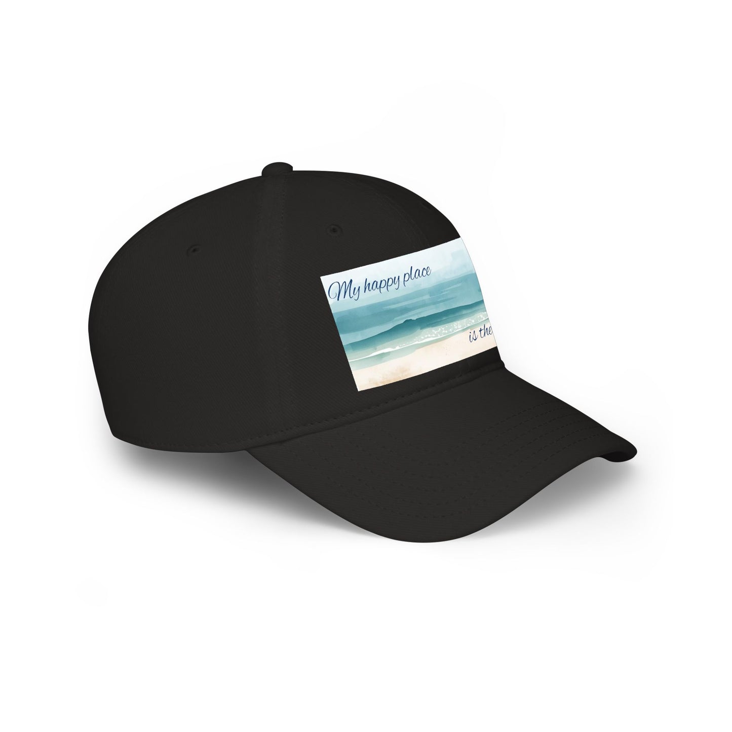 my happy place Is the sea Low Profile Baseball Cap