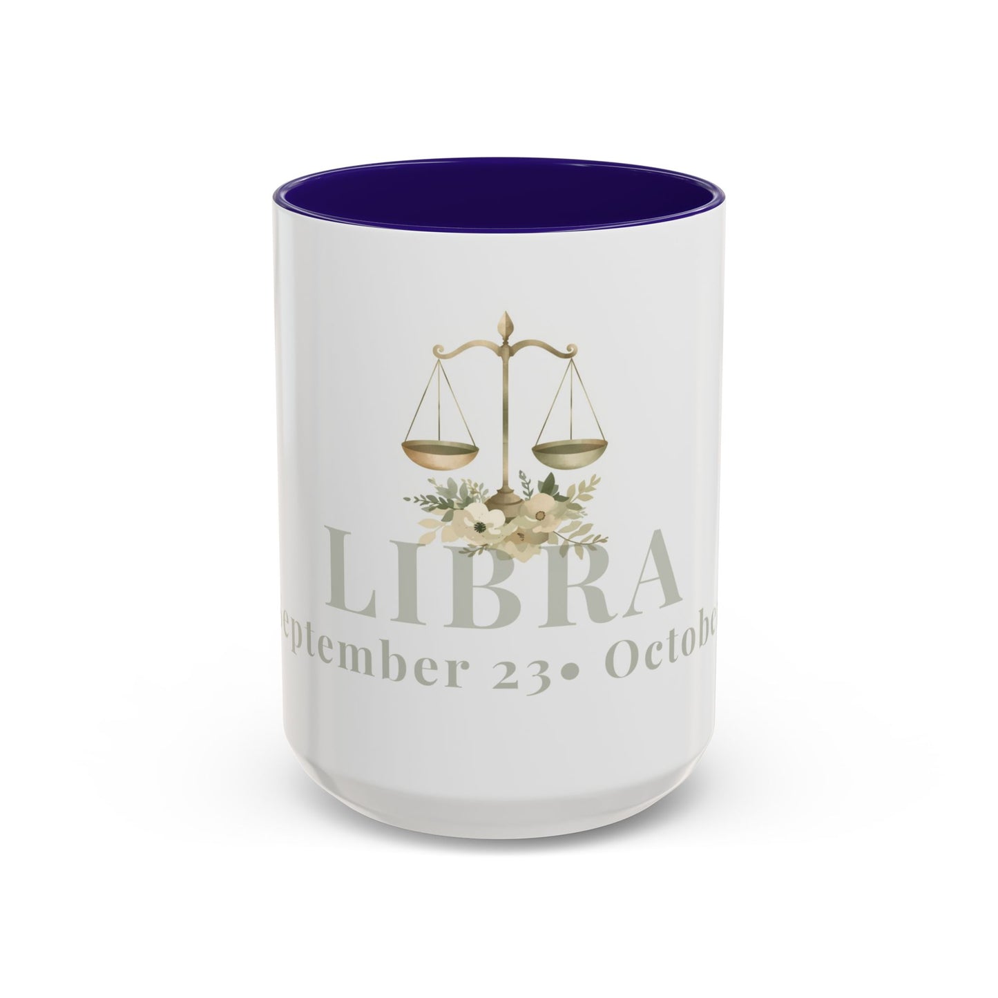 Libra Zodiac Mug - September 23 - October 22 Astrology Coffee Cup - Scales Zodiac Sign Mug - 15 oz.