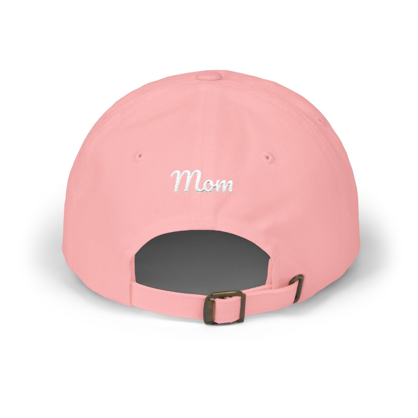 Black-Eyed Susan Mom Embroidered  Dad Cap (white font)