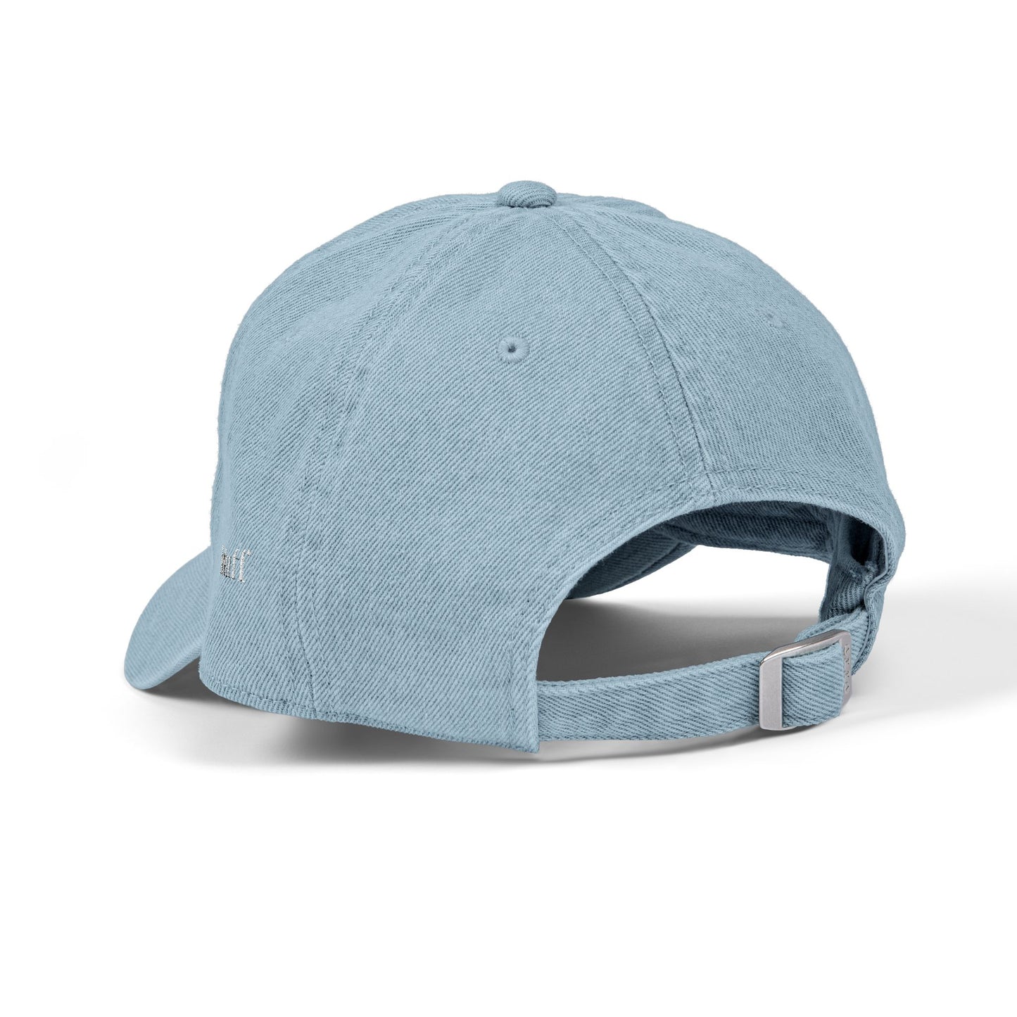 Personalized Minimal Daisy Embroidered Denim Hat for Everyday Wear