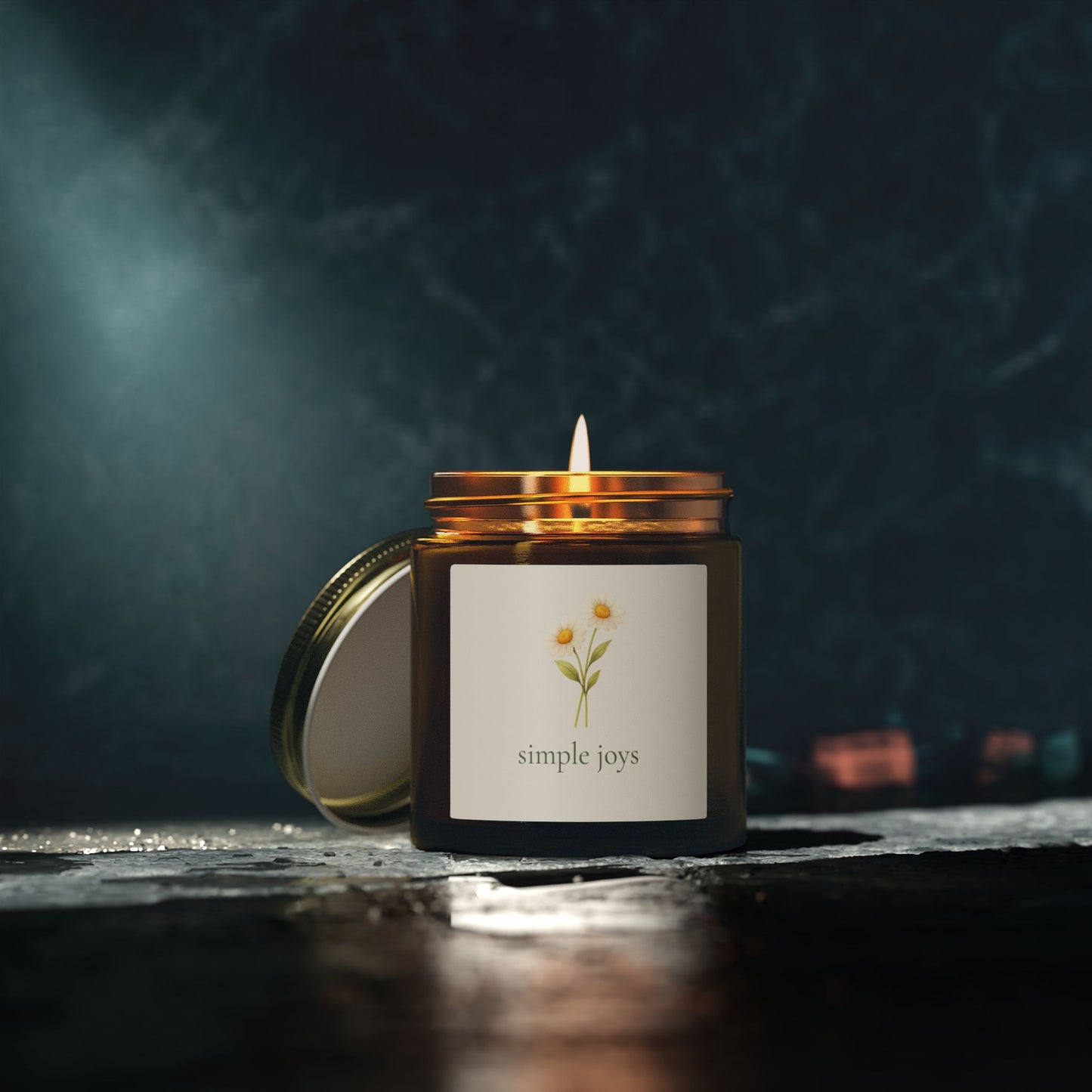 Simple Joys Coconut Apricot Scented Candle (4oz )