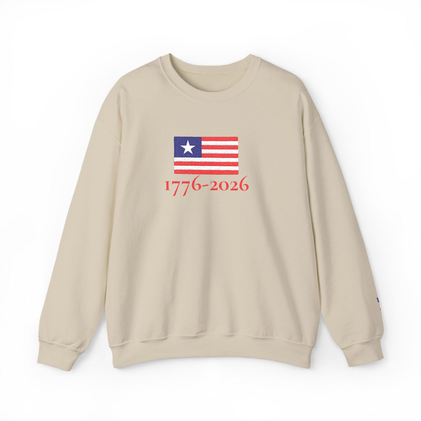 USA  1776–2026 Patriotic Crewneck Sweatshirt